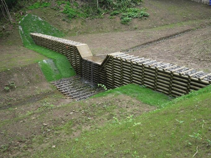 平成27年度:法導寺の沢治山工事:北海道森林管理局空知森林管理署
